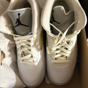 Jordan Kids Sneakers White and Gray